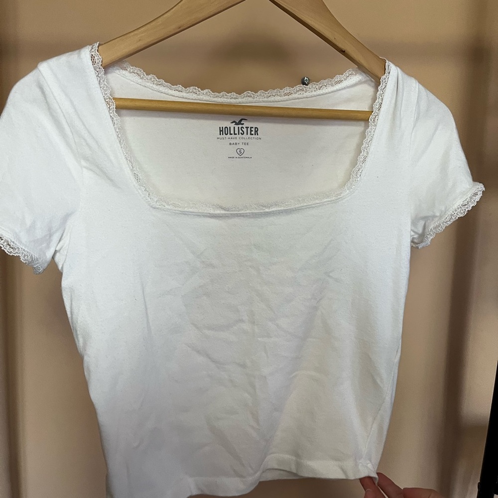 Hollister Lace Baby Tee